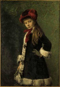 Portrait De La Fille De L'artiste — Daisay Jules