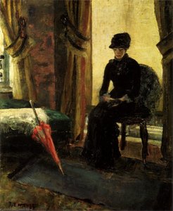 La Dame Sombre (la Femme En Noir) — James Ensor