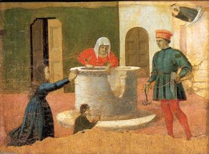 Polyptych Of St Anthony: St Elizabeth Saves A Boy — Piero Della Francesca