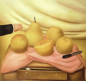Nature Morte De Fruits — Fernando Botero