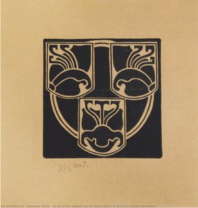 Draft Of The Emblem By The Association Of Austrian Artists Secession — Koloman Moser