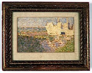 Ruins At Grandcamp — Georges Seurat