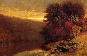 October On Great Otter Creek, Vermont — William Mason Brown
