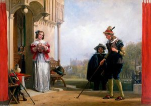 Slender And Anne Page — Sir Augustus Wall Callcott
