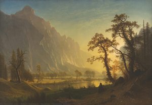 Sunrise, Yosemite Valley — Albert Bierstadt