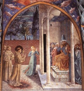 Trial By Fire Before The Sultan — Benozzo Gozzoli