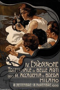 Iv Esposizione Triennale Di Belle Arti Milano — Adolfo Hohenstein