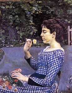Portrait Of Helene Weigle — Ferdinand Hodler