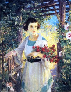 The Rustic Gate — Colin Campbell Cooper