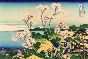富士より五岳 — 葛飾北斎 (katsushika Hokusai)