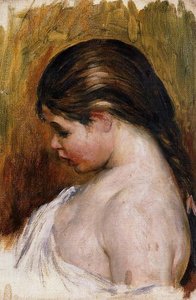 Ung Flicka Läser — Pierre-auguste Renoir