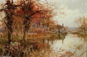 The Fall Of The Leaf — Edward Wilkins Waite