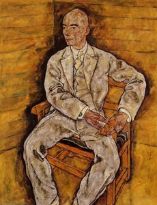 Victor Ritter Von Bauerin Muotokuva — Egon Schiele