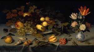 Flowers And Fruit — Balthasar Van Der Ast