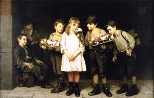 Street Gallantry — John George Brown