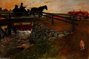 The Bridge 1 — Carl Larsson