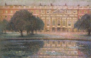 Summer Afternoon At The Palace Of Hampton Court — Henri Le Sidaner