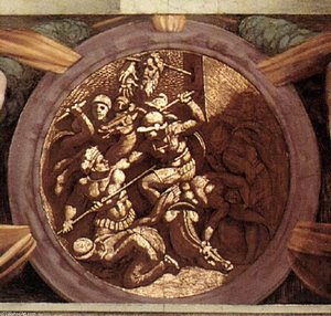 Медальон (15) — Микеланджело Буонарроти
