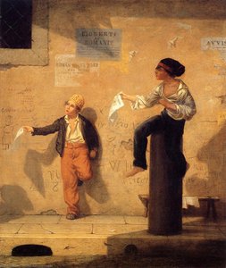 The Roman Newsboys — Martin Johnson Heade