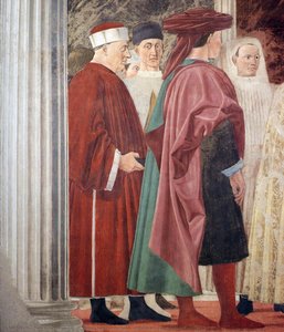 2b. Begegnung Zwischen König Salomon Und Der Königin Von Saba — Piero Della Francesca