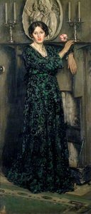 The Lady Of The Carnation — Francis Henry Newbery