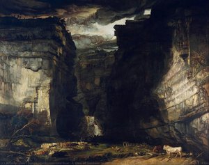 Gordale Scar (a View Of Gordale, In The Manor Of East Malham In Craven, Yorkshire, The Property Of Lord Ribblesdale) — James Ward