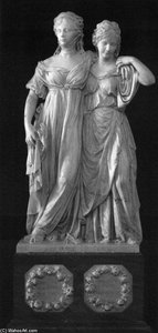 Crown Princess Louise And Princess Frederica Of Prussia — Johann Gottfried Schadow