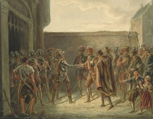 Soldiers Of The Prince Of Orange Enter Alkmaar — Alexandre Ver Huell