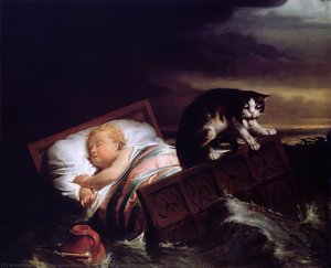 The Inundation Of The Biesbosch In 1421 — Lourens Alma Tadema