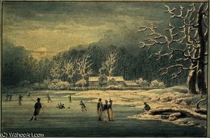 Hyde Park In The Snow, — Edward Dayes