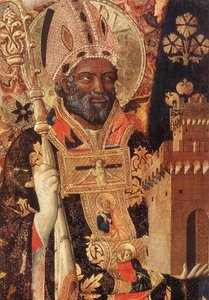 Madonna And Child With Saints (detail) — Biagio D'antonio Da Firenze