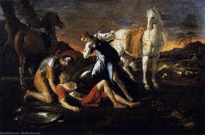 Tancred E Erminia — Nicolas Poussin