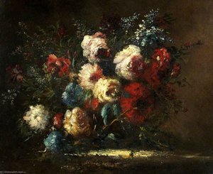 Flower Piece — Narcisso Díaz De La Peña