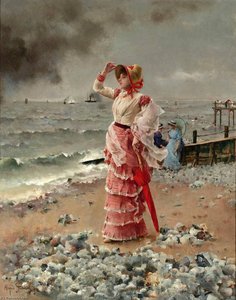 An Elegant Woman — Alfred Émile Léopold Stevens