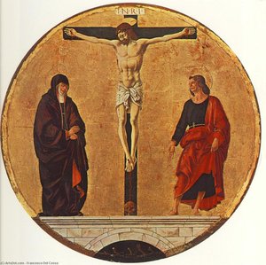 Griffoni Polyptych: The Crucifixion — Francesco Del Cossa
