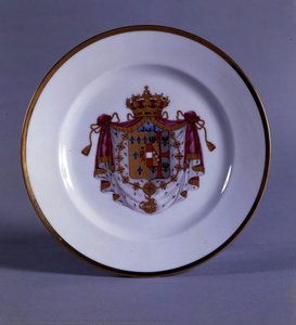 Plate With Ducal Emblem Of Maria Luigia — Honoré Daumier