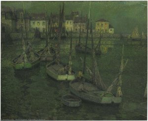 Fishing Boats — Henri Le Sidaner