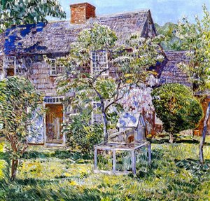 Old Mulford House, East Hampton — Frederick Childe Hassam