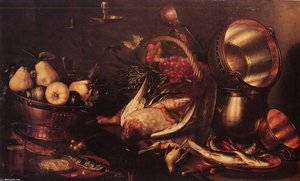 Nature Morte De Cuisine — Cornelis Jacobsz Delff