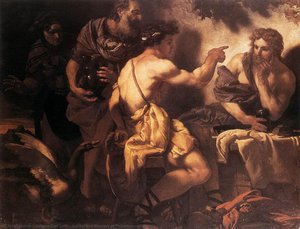 Jupiter And Mercury At Philemon And Baucis — Johann Karl Loth