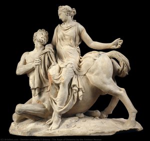 The Rape Of Deianira By The Centaur Nessus — Damián Campeny Y Estany