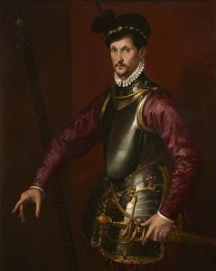 Portrait Of An Unknown Soldier In Armour — Bartolomeo Passerotti