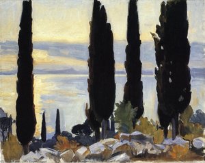 Cyprès À San Vigilio — John Singer Sargent