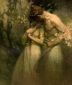 Spring Night — Alphonse Mucha