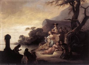 Finding Of Moses In The Nile — Gerrit De Wet