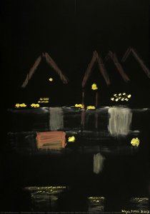 Hamburger Hafen In Der Nacht Des 9. Mai 2007 (harbour Of Hamburg In The Night Of May 9th 2007) — Christoph Von Weyhe
