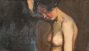Female Nude (verso) — William Crozier