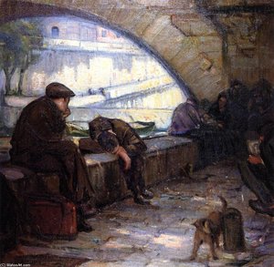 Reposer, Pont Neuf — Joseph Kleitsch