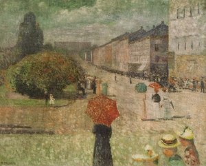 Frühlingstag In Der Karl-johan-straße In Oslo — Edvard Munch