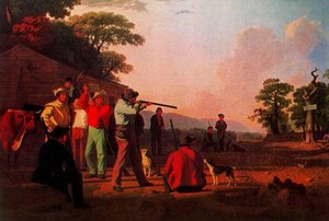 Shooting For The Beef — George Caleb Bingham